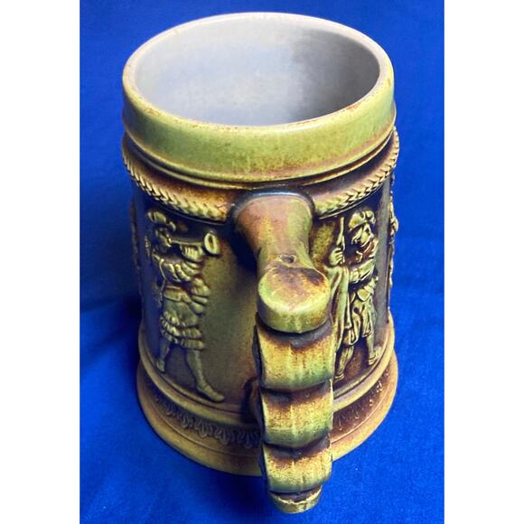 VTG Gerz German Beer Stein 5.5" Musicians Ceramic Medieval Renaissance No Lid - Picture 4 of 9